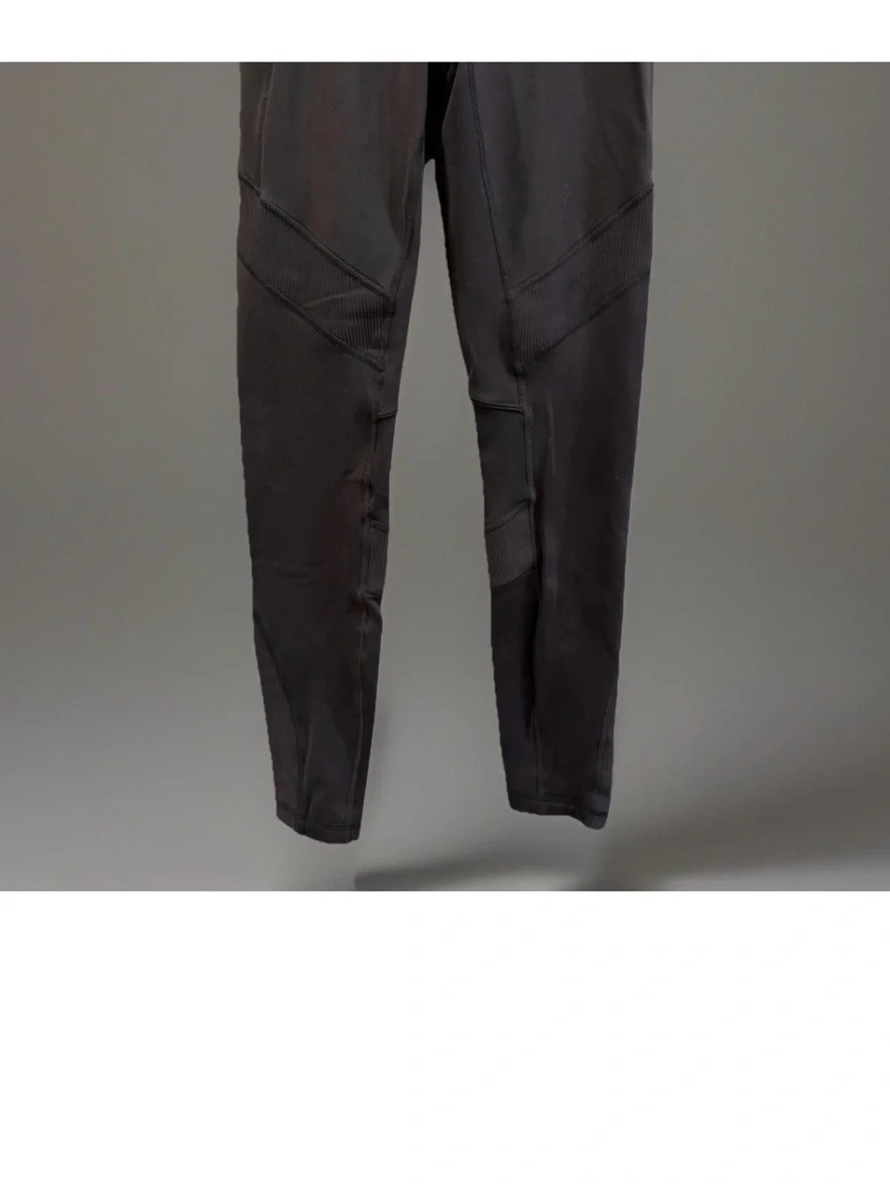 LULULEMON Pants Womens 4 Black High Rise Ankle Leggings Running Keep the Fleece